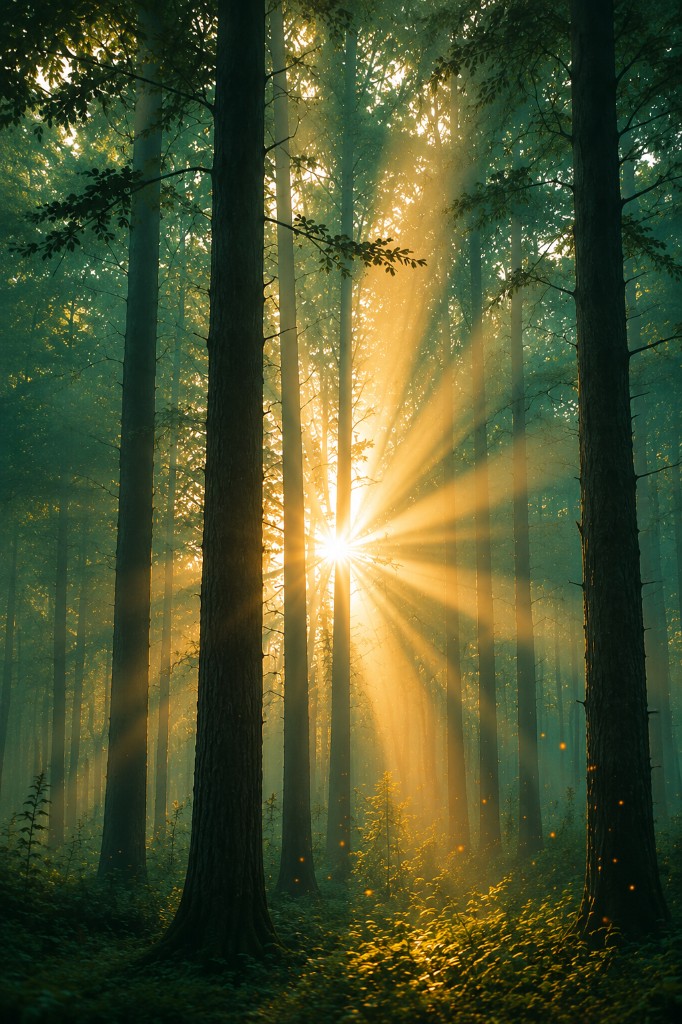 Sunbeams through a misty forest — Ignite Encounter prayer session with Sheila Burns